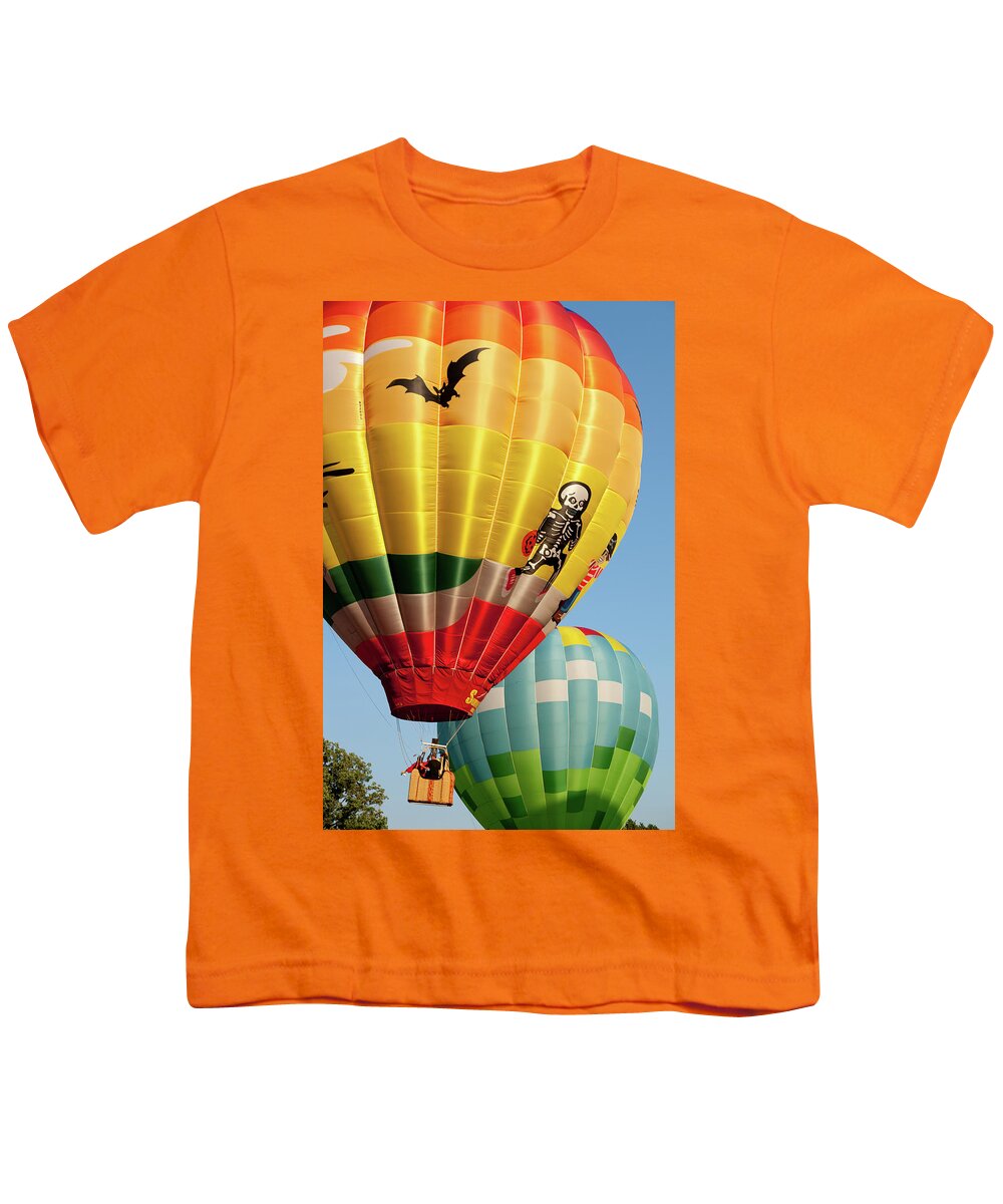 Hot Air Balloon Youth T-Shirt featuring the photograph Hot Air Balloons #5 by Rich S