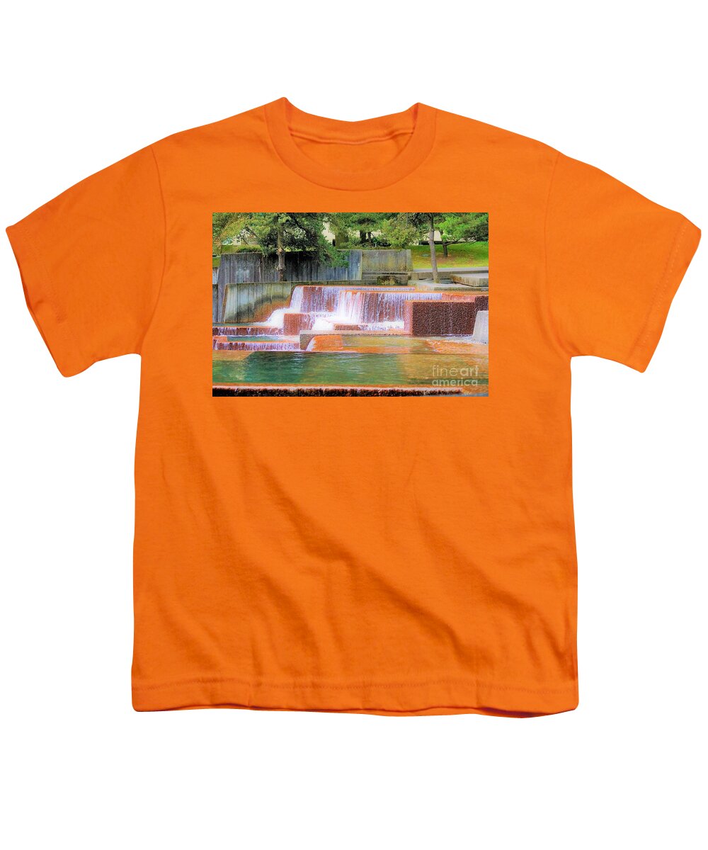 Portland Oregon Youth T-Shirt featuring the photograph Portland Waterfall by Merle Grenz