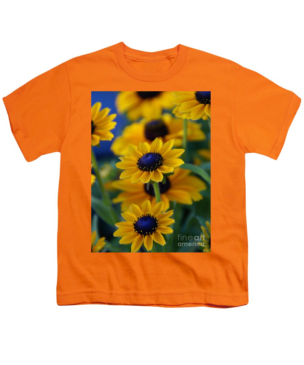 Yellow Youth T-Shirt featuring the photograph Royal Blue by Linda Shafer
