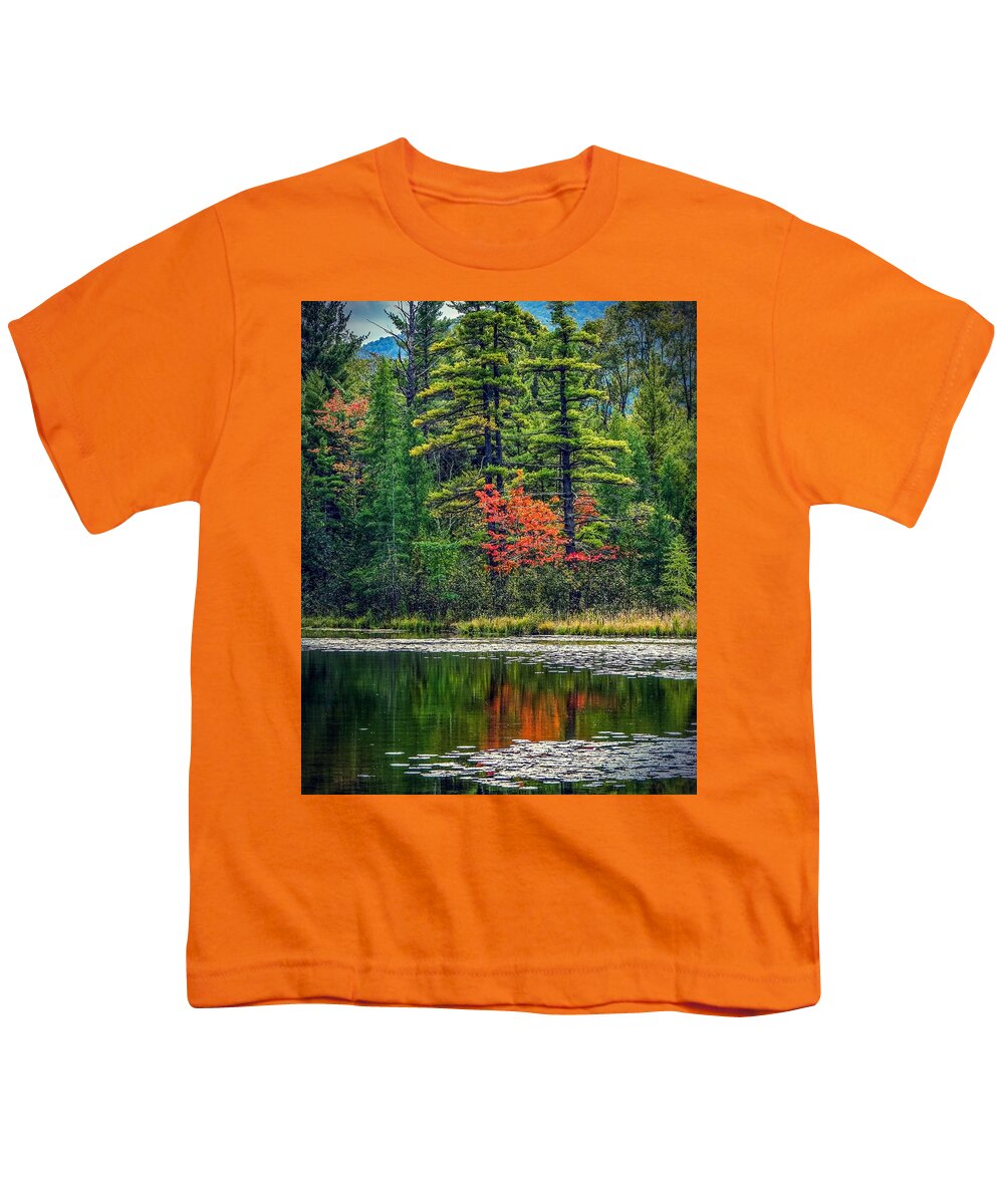  Youth T-Shirt featuring the photograph Touch of color by Kendall McKernon