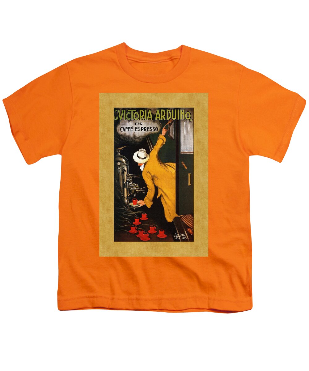 Machine Youth T-Shirt featuring the photograph Vintage Coffee Advertisement 1 by Andrew Fare