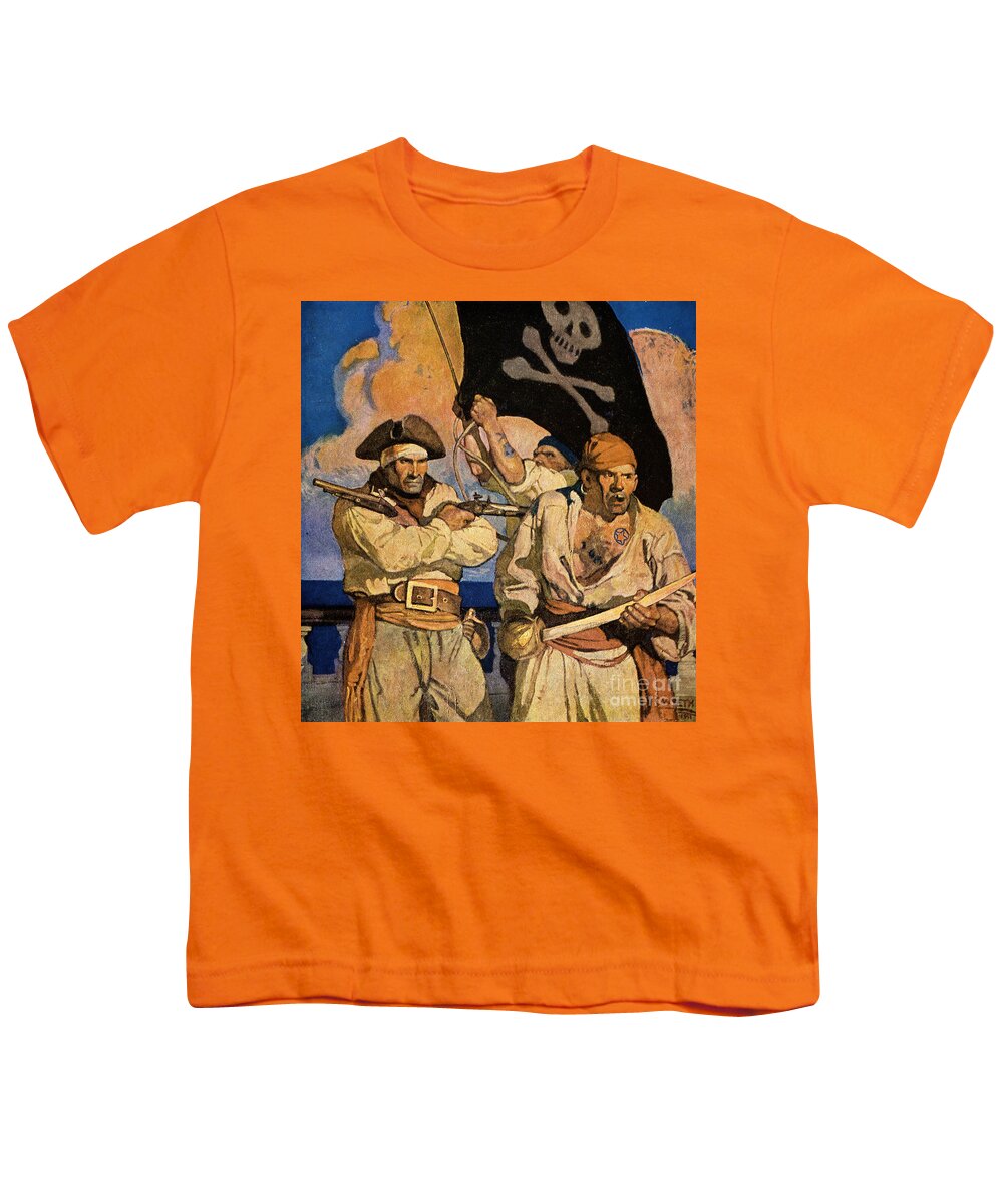 18th Century Youth T-Shirt featuring the photograph Treasure Island by N C Wyeth