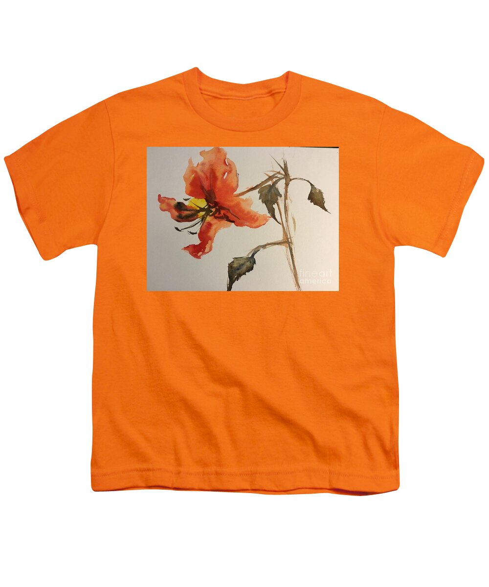 1342019 Youth T-Shirt featuring the painting 1342019 by Han in Huang wong