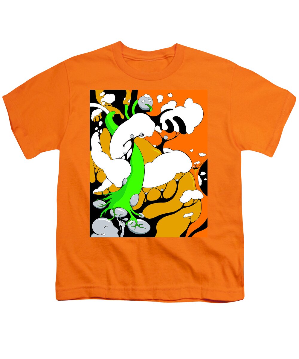 Clouds Youth T-Shirt featuring the drawing Activate by Craig Tilley