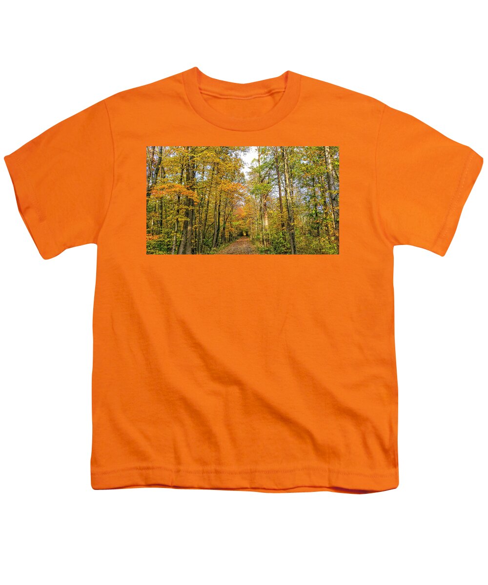 Autumn Leaves Youth T-Shirt featuring the photograph Autumn Leaves by Chris Spencer