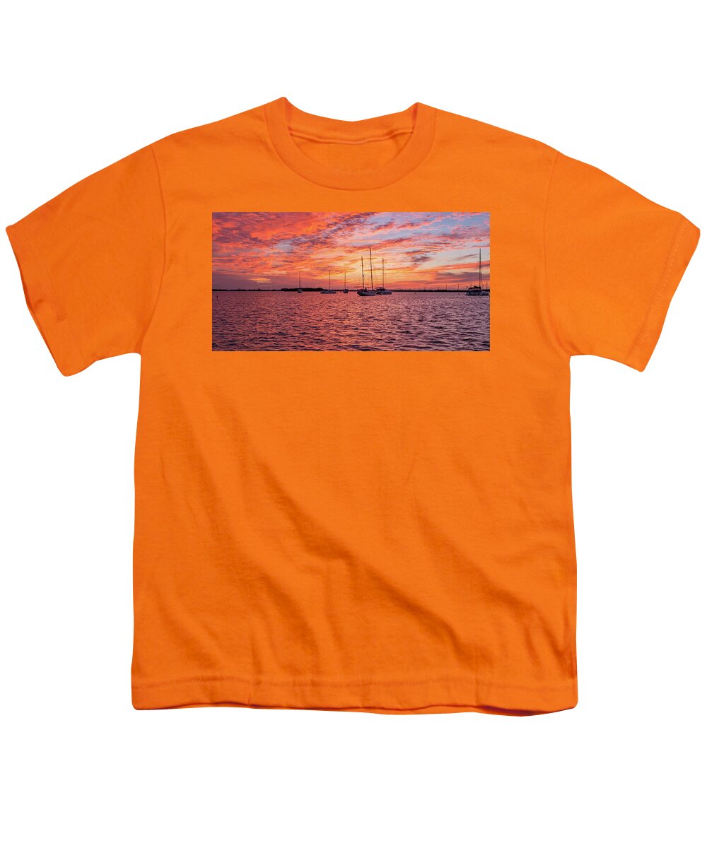 Florida Youth T-Shirt featuring the photograph Florida Keys Sunset by Mark Duehmig