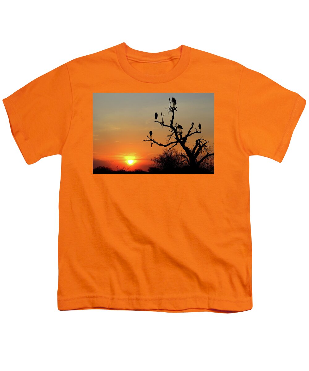  Youth T-Shirt featuring the photograph Watching the Sunset by Eric Pengelly