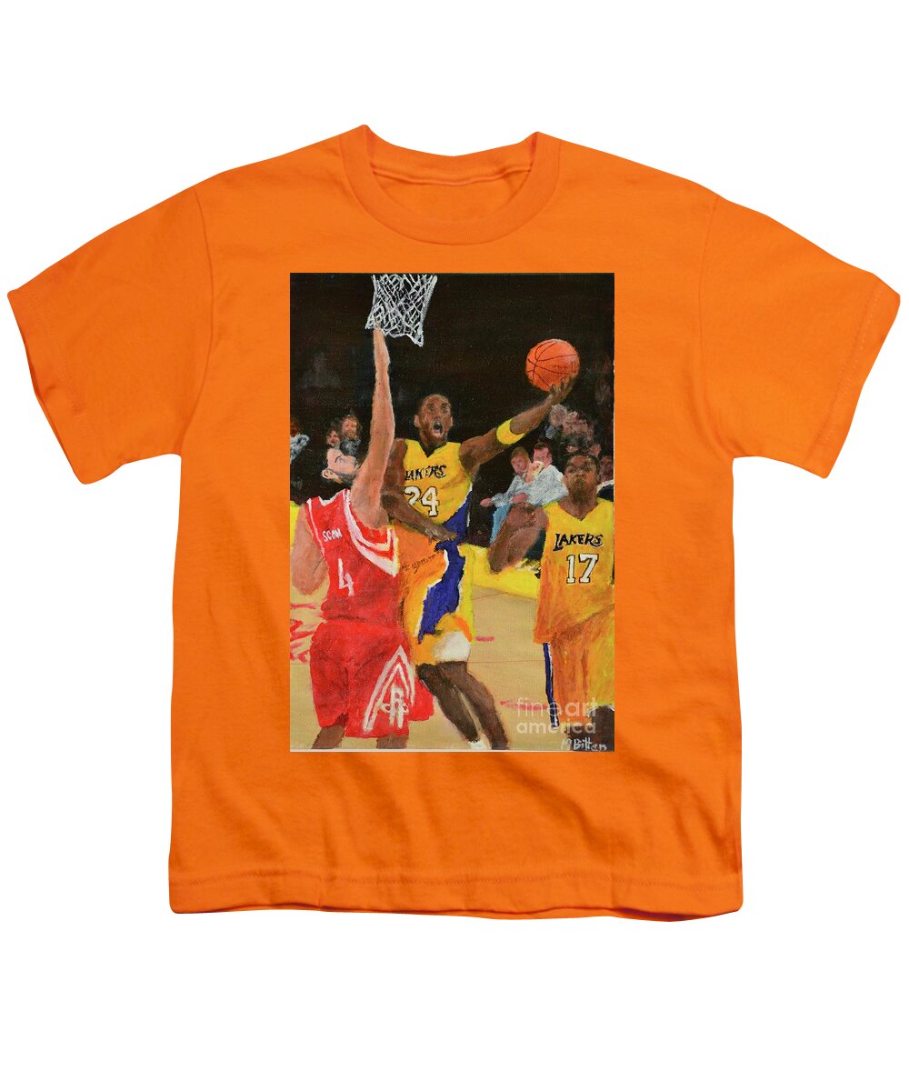  Youth T-Shirt featuring the photograph Kobe #11 by Marc Bittan