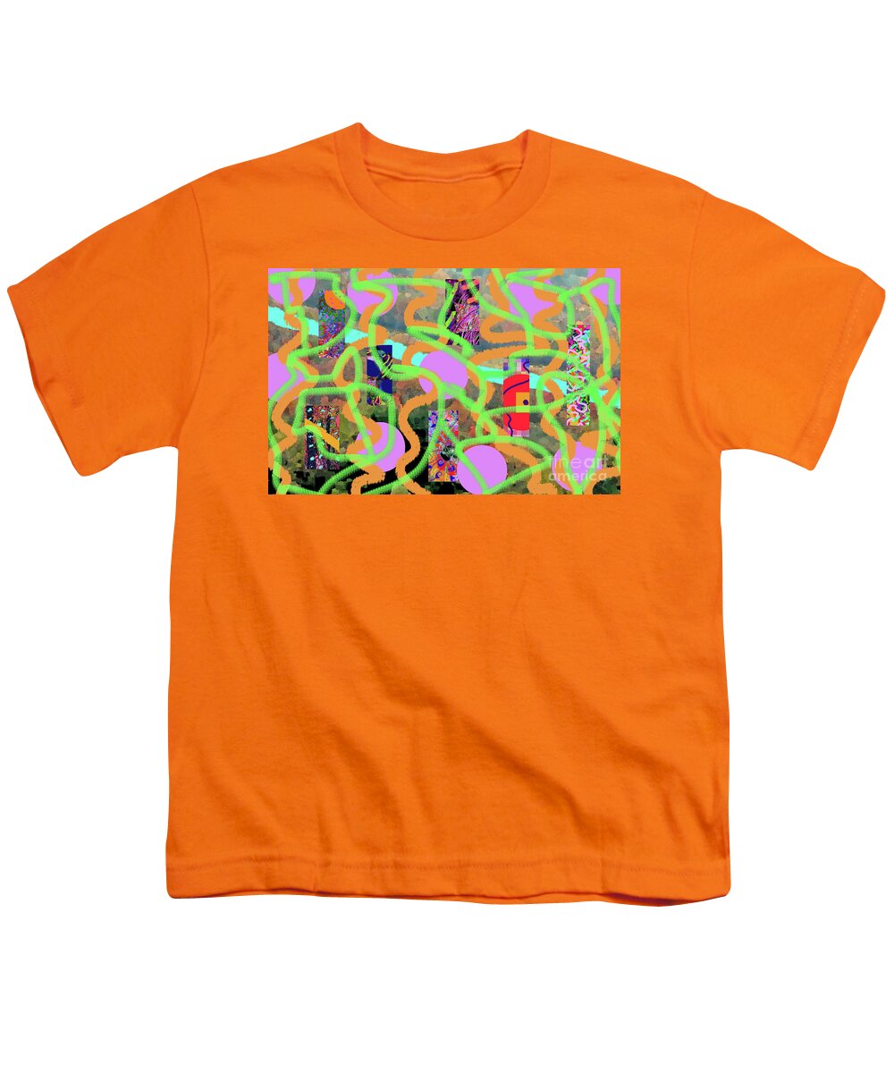Walter Paul Bebirian: The Bebirian Art Collection Youth T-Shirt featuring the digital art 4-25-2011ba by Walter Paul Bebirian