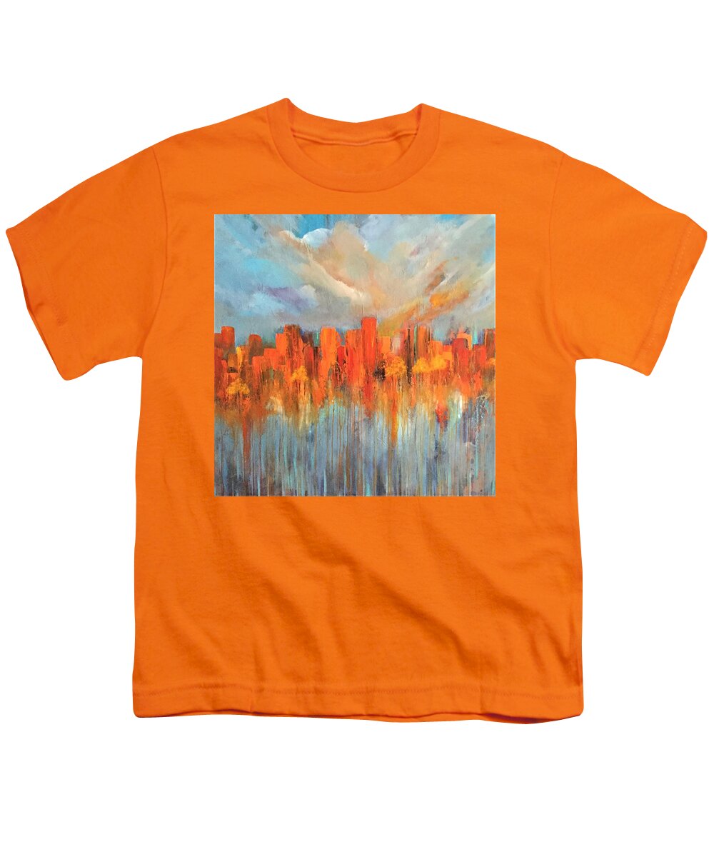Abstract Youth T-Shirt featuring the painting Atonement by Soraya Silvestri