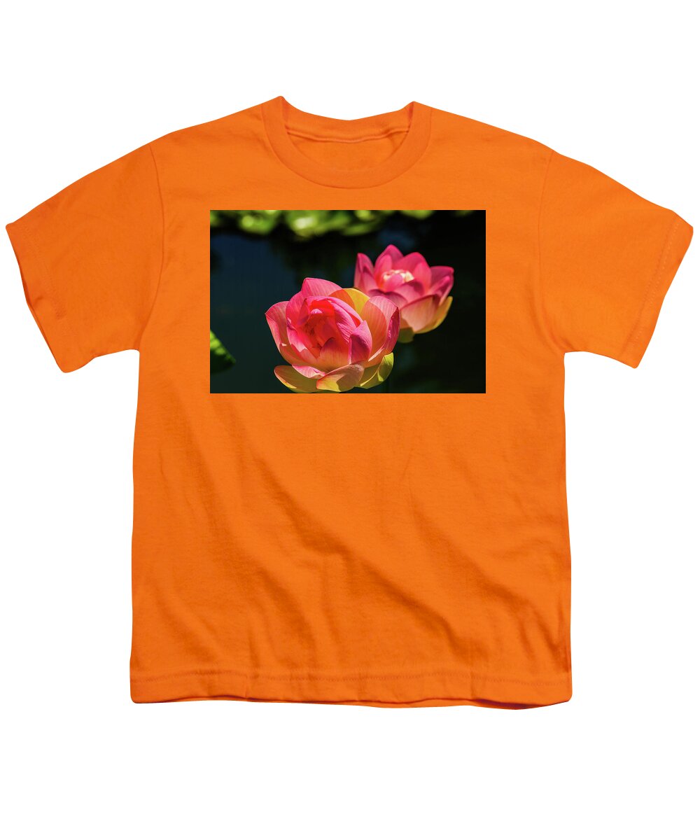 Flower Youth T-Shirt featuring the photograph Garden Beauty by Charles McCleanon