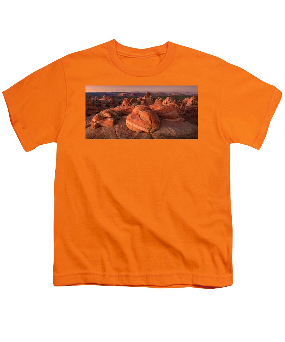 South Coyote Buttes Youth T-Shirt featuring the photograph Goblins by Peter Boehringer