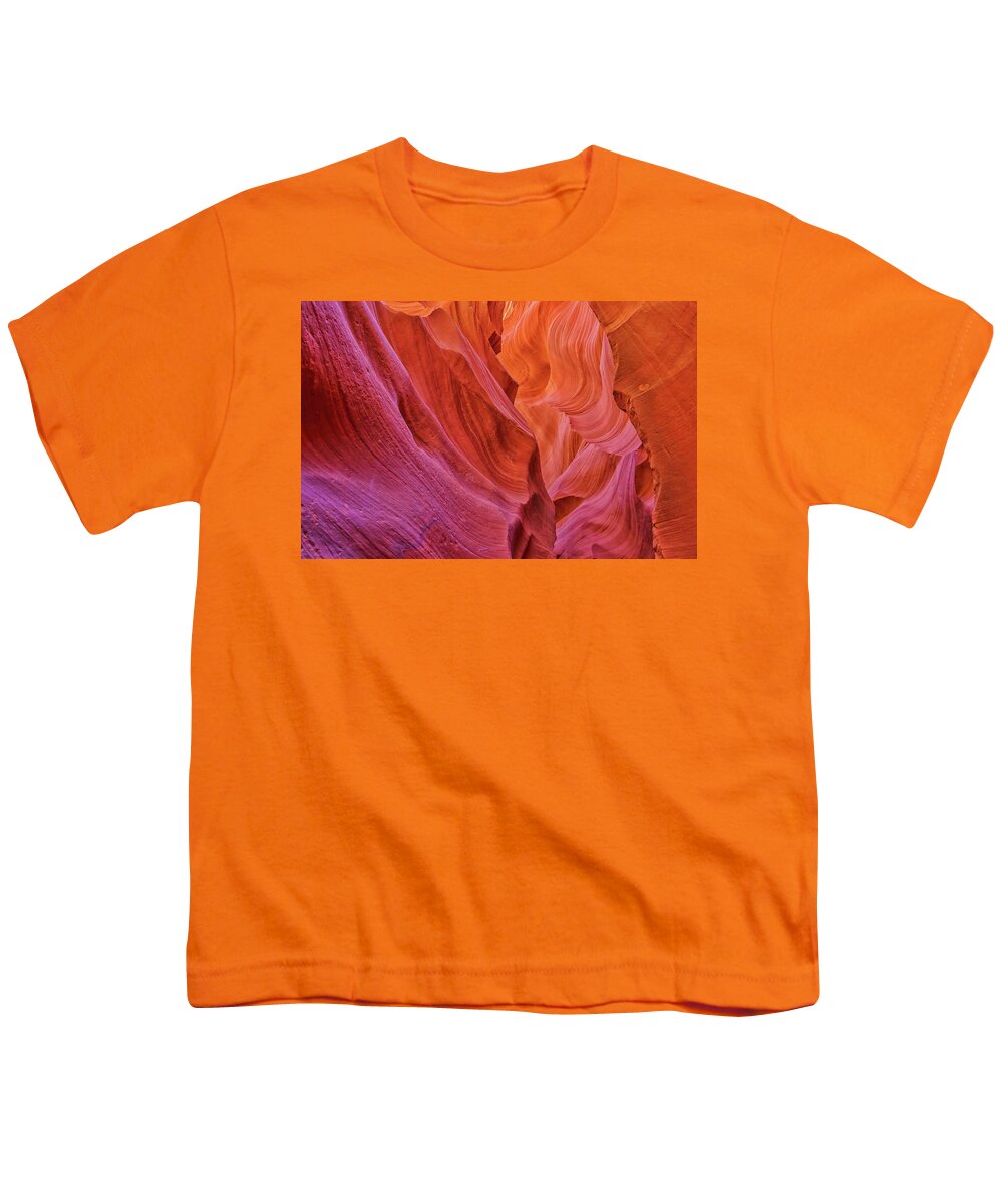 Antelope Canyon Youth T-Shirt featuring the photograph Lower Antelope Canyon No. 1 by Marisa Geraghty Photography