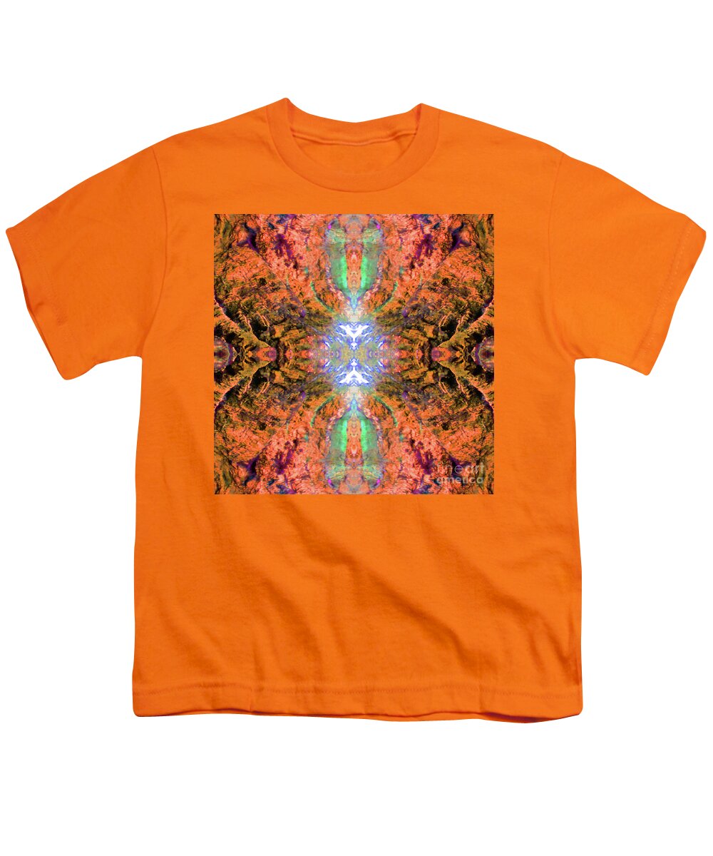 Abstract Youth T-Shirt featuring the photograph Royal Tapestry by Randall Weidner