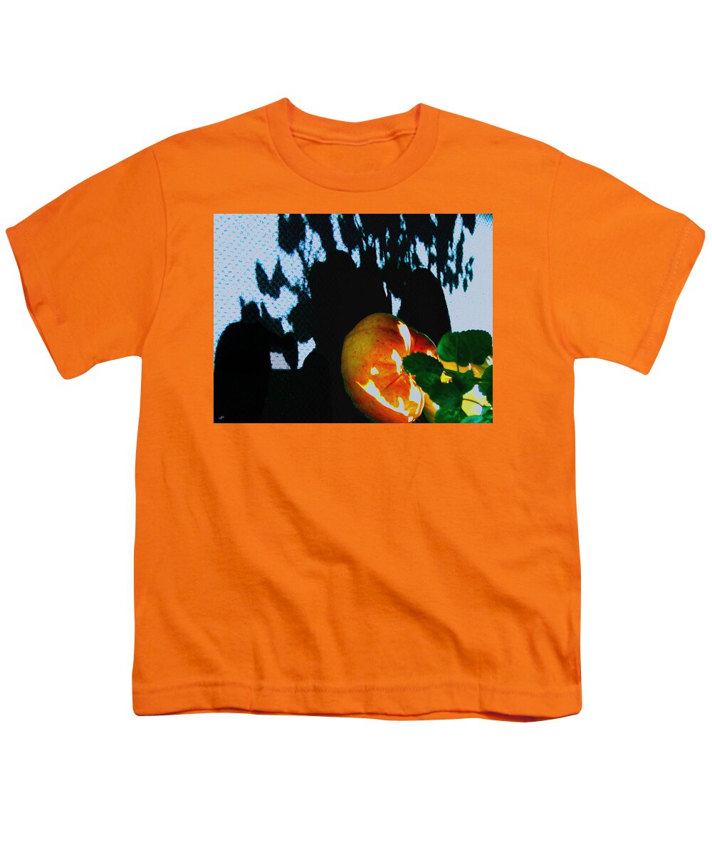 Autumn Youth T-Shirt featuring the digital art The Harvest Ball by Cliff Wilson