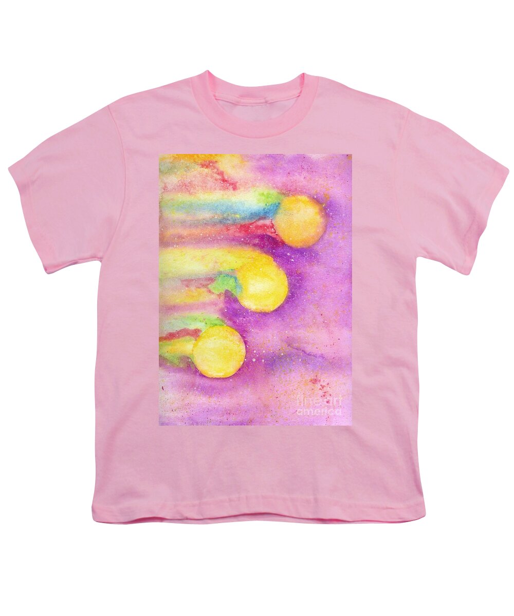 Motion Youth T-Shirt featuring the painting Motion by Desiree Paquette