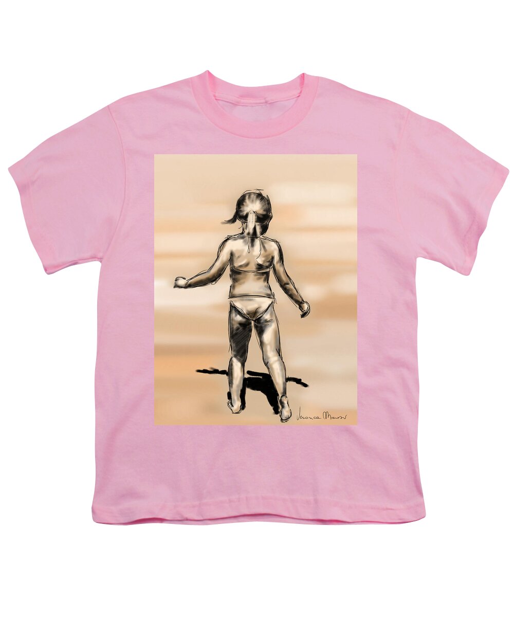 Digital Youth T-Shirt featuring the painting My baby by Veronica Minozzi