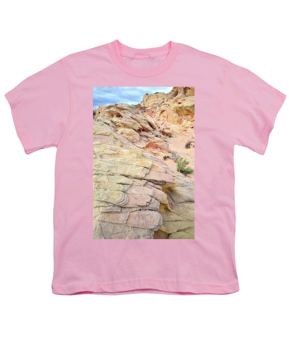 Valley Of Fire State Park Youth T-Shirt featuring the photograph Colorful Sandstone in Valley of Fire #11 by Ray Mathis