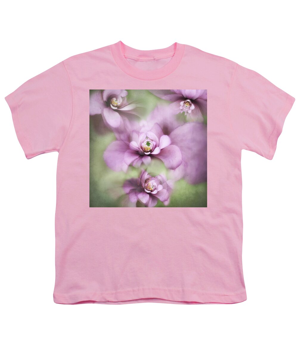 Flowers.floral Art Youth T-Shirt featuring the photograph A lavender dream. by Usha Peddamatham