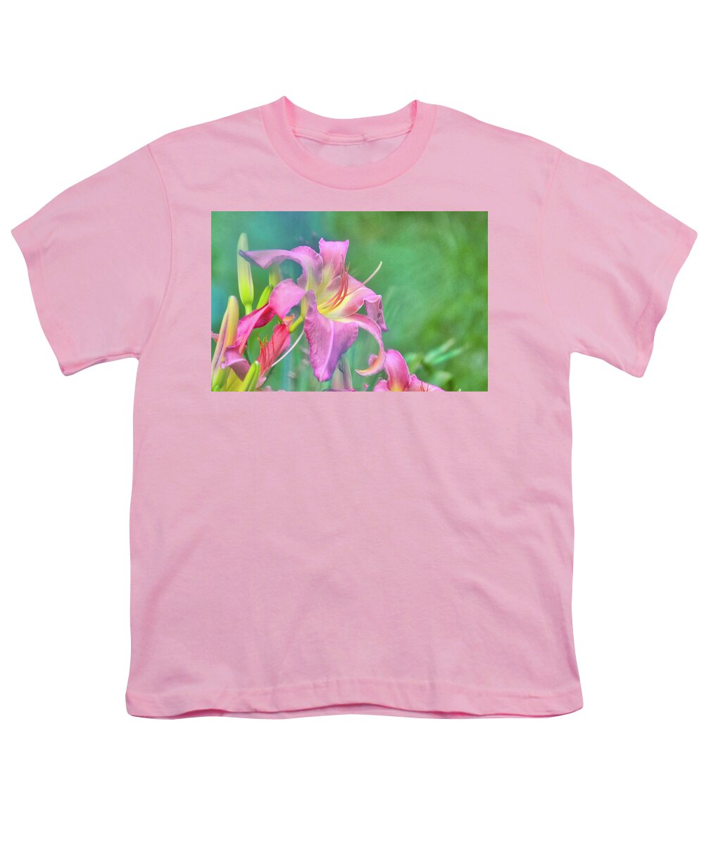 Flower Youth T-Shirt featuring the photograph Beauty for a Day by Ches Black