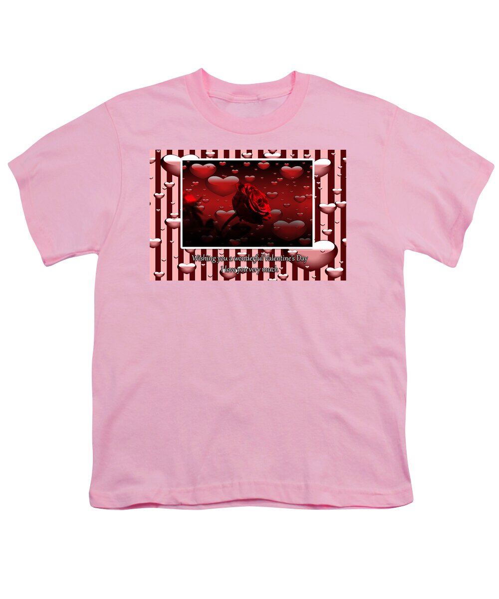 Heart Youth T-Shirt featuring the photograph Hearts All Over by Randi Grace Nilsberg
