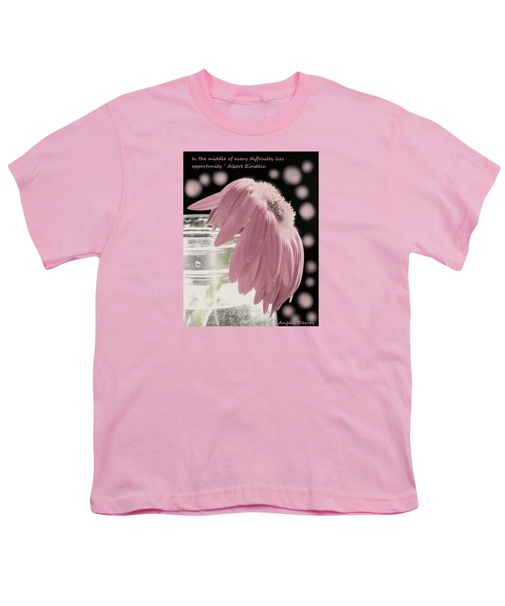 Pink Youth T-Shirt featuring the photograph Feeling Forlorn by Angela Davies