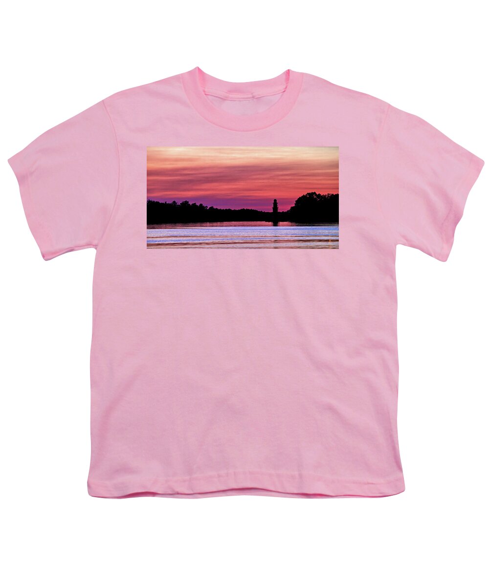 Sunset Youth T-Shirt featuring the photograph Lake Lenape Sunset by Bob Falcone