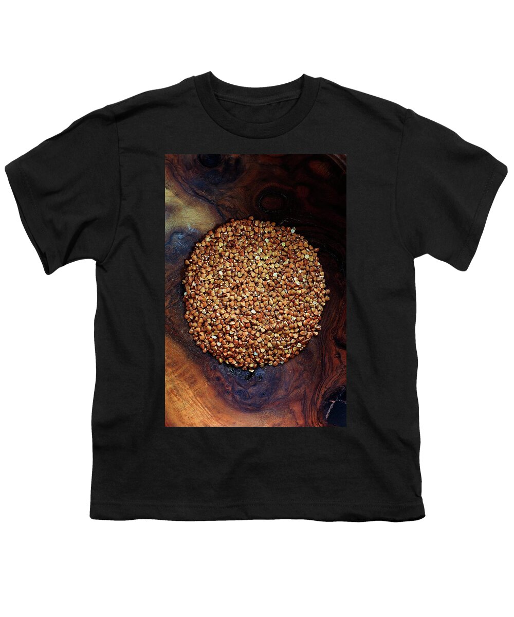 Grains Youth T-Shirt featuring the photograph Buckwheat Grouts #1 by Romulo Yanes