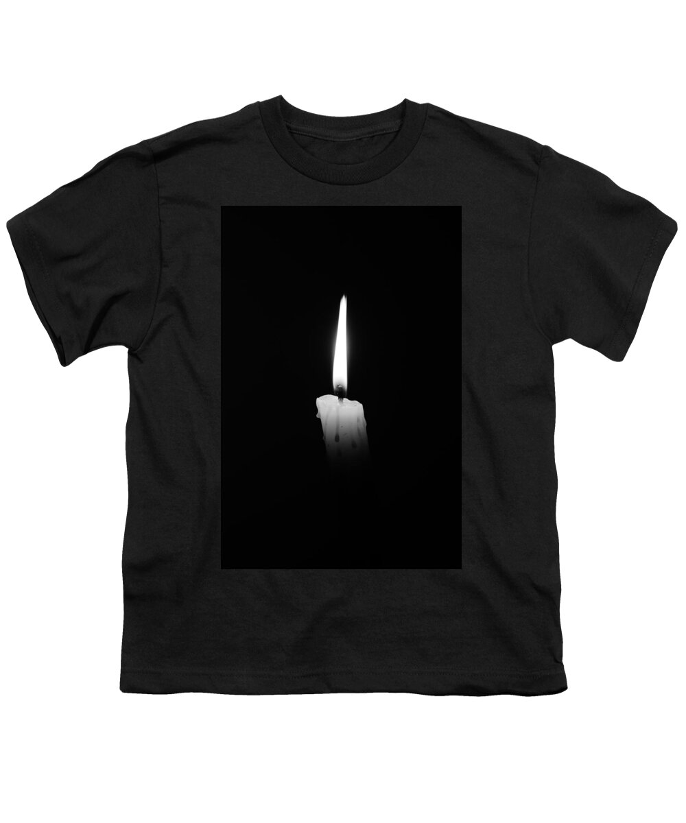 Candle Youth T-Shirt featuring the photograph Candlelight Fantasia #3 by AM FineArtPrints