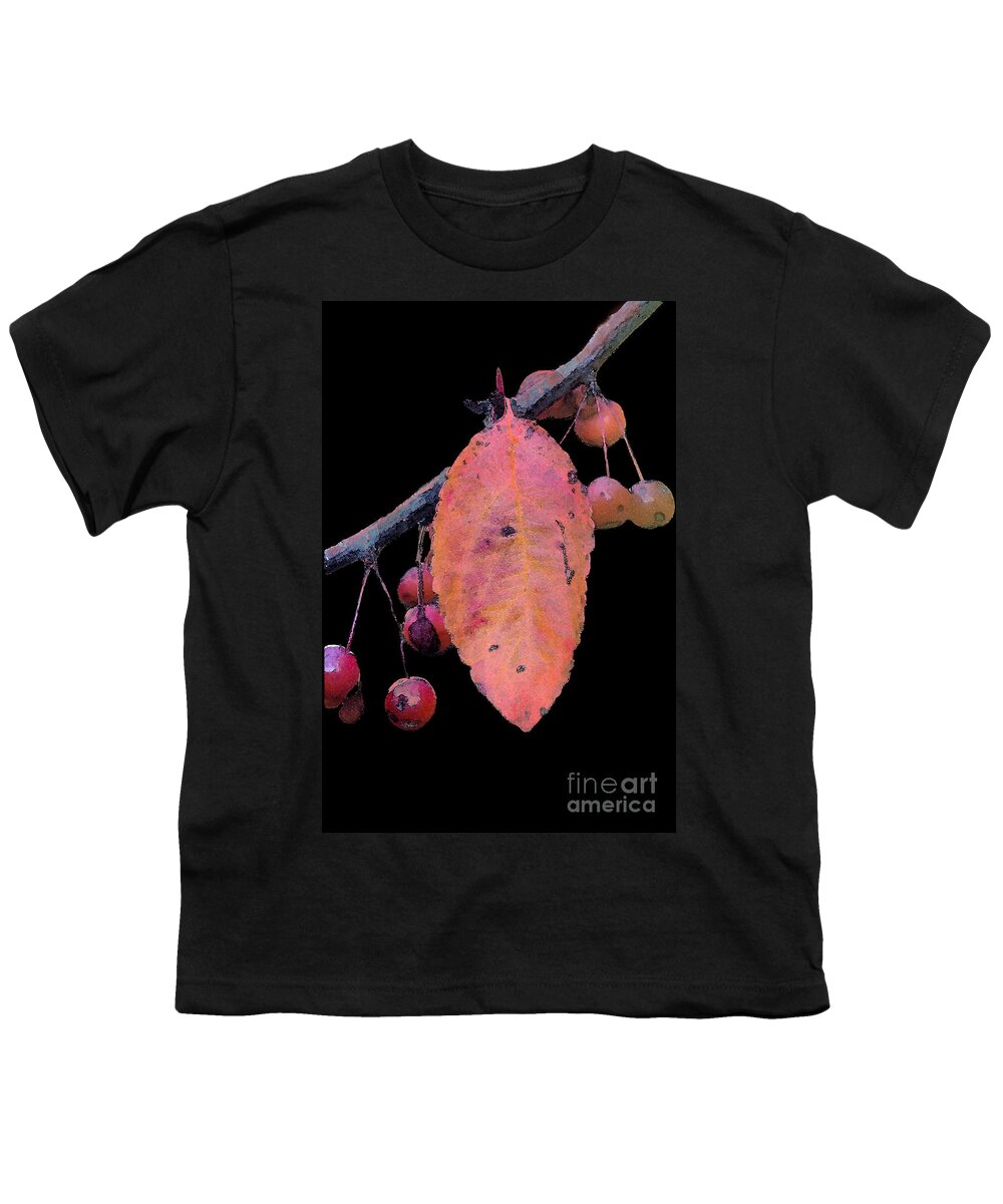 Crabapples Youth T-Shirt featuring the photograph Crabapples #1 by Betty LaRue