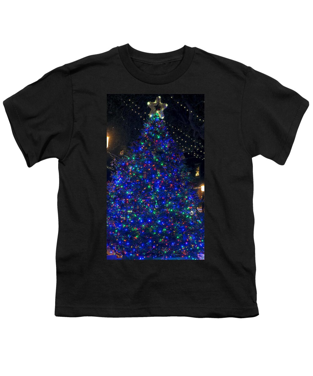 Holiday Youth T-Shirt featuring the photograph O Christmas Tree #1 by Kenneth Albin