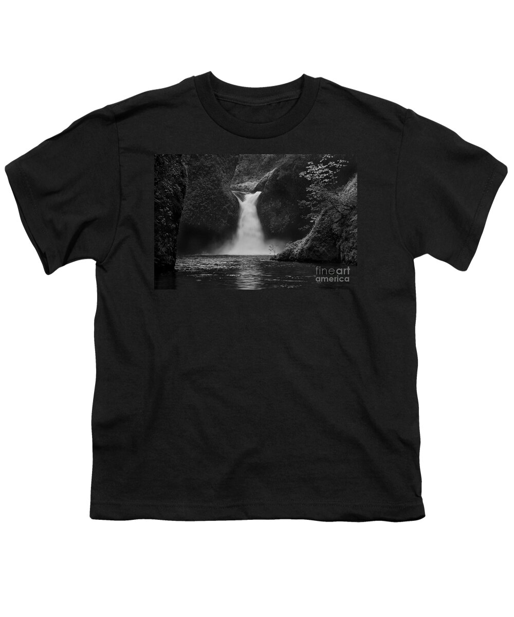 Waterfall Youth T-Shirt featuring the photograph Punchbowl Falls #1 by Keith Kapple