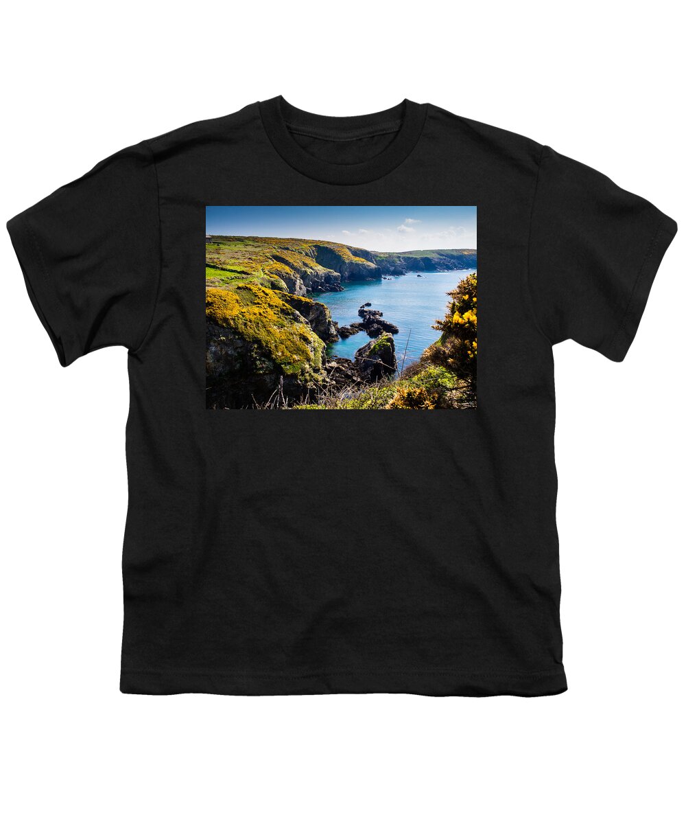 Birth Place Youth T-Shirt featuring the photograph St Non's Bay Pembrokeshire #1 by Mark Llewellyn