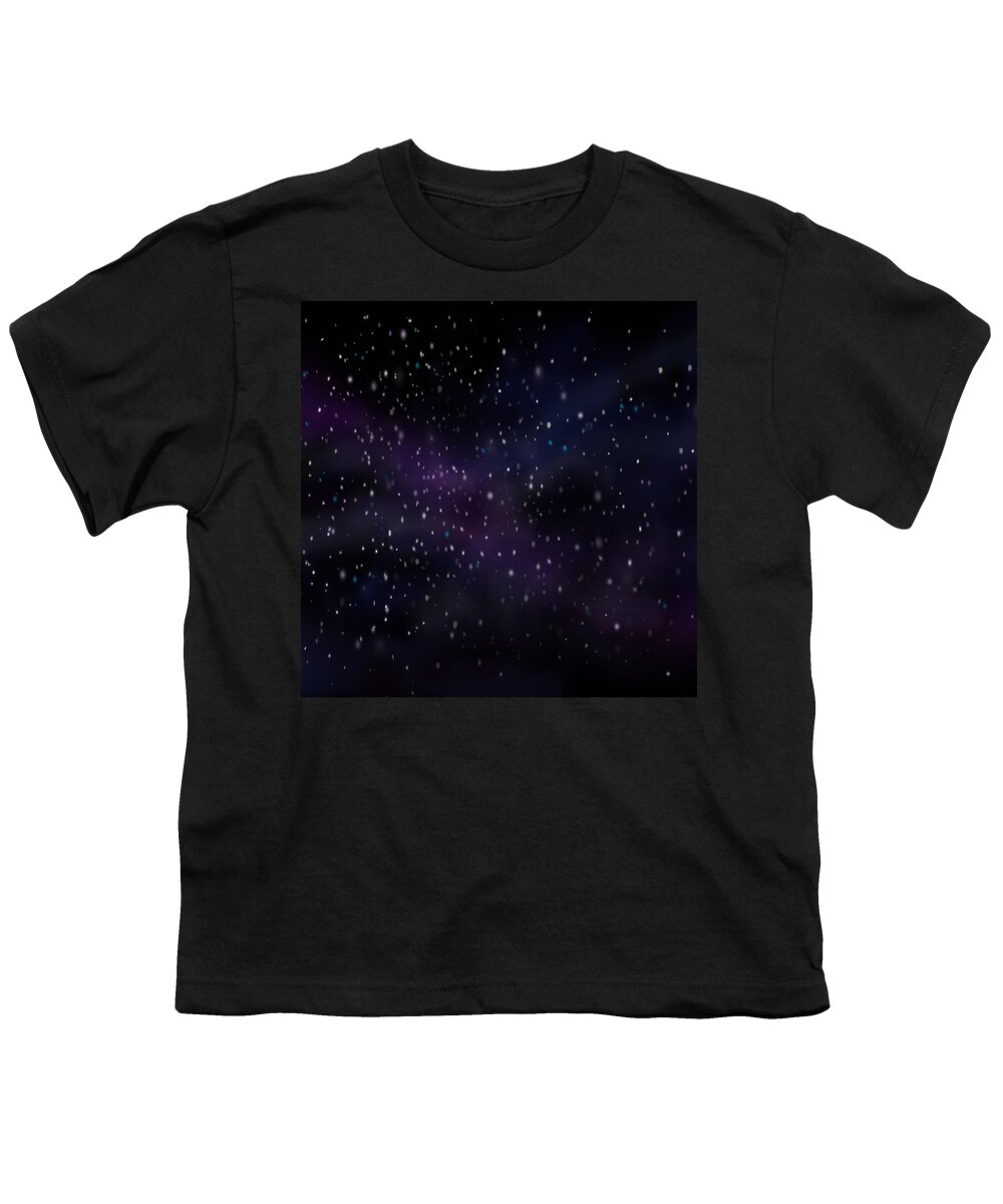 Star Youth T-Shirt featuring the digital art Stars #2 by Kevin Middleton