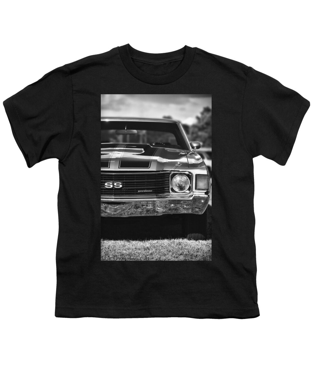 1970 Youth T-Shirt featuring the photograph 1972 Chevrolet Chevelle SS by Gordon Dean II