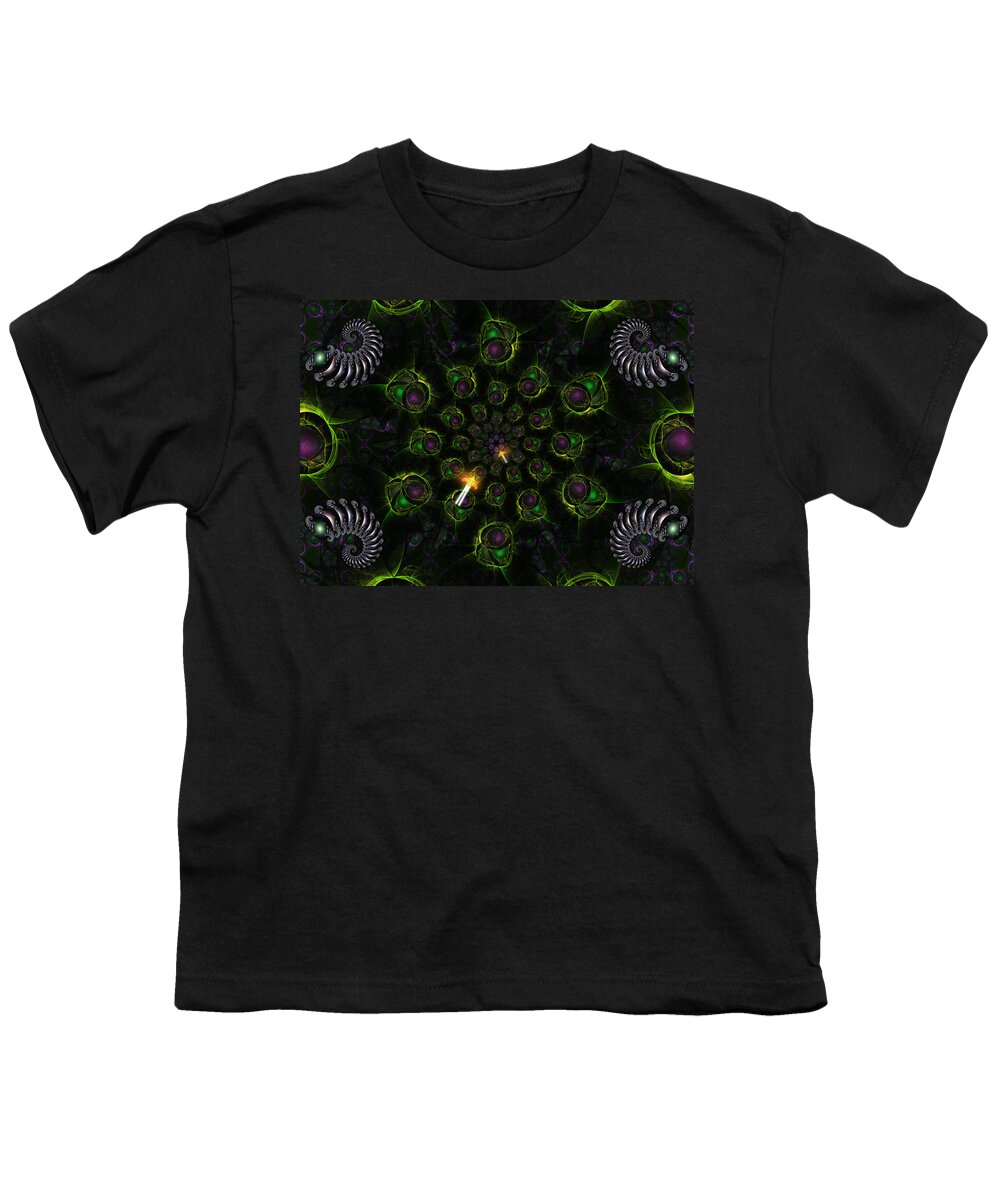 Corporate Youth T-Shirt featuring the digital art Cosmic Embryos #1 by Shawn Dall