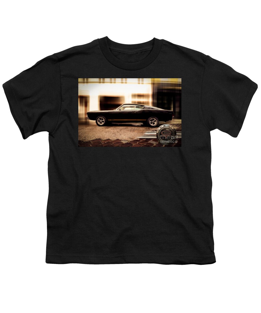 Ford Youth T-Shirt featuring the photograph Ford Torino G.T.390 by Hannes Cmarits