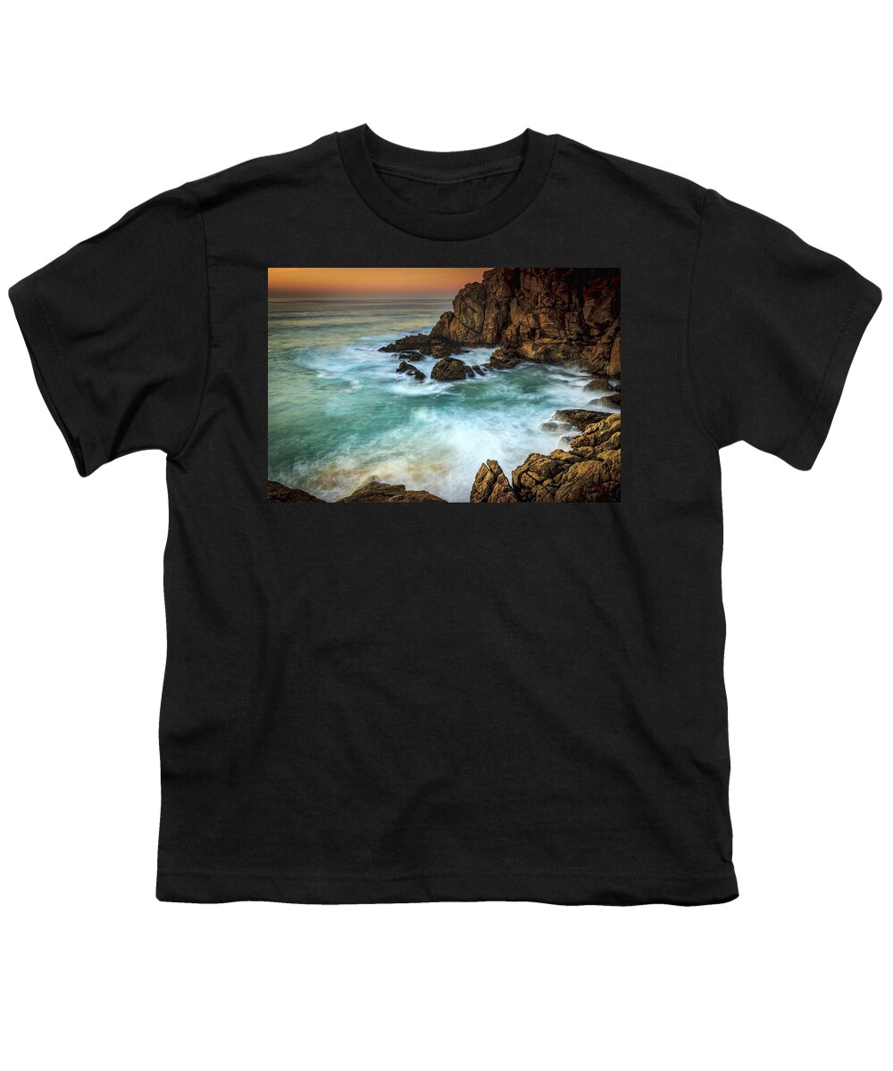 Galicia Youth T-Shirt featuring the photograph Penencia Point Galicia Spain #2 by Pablo Avanzini