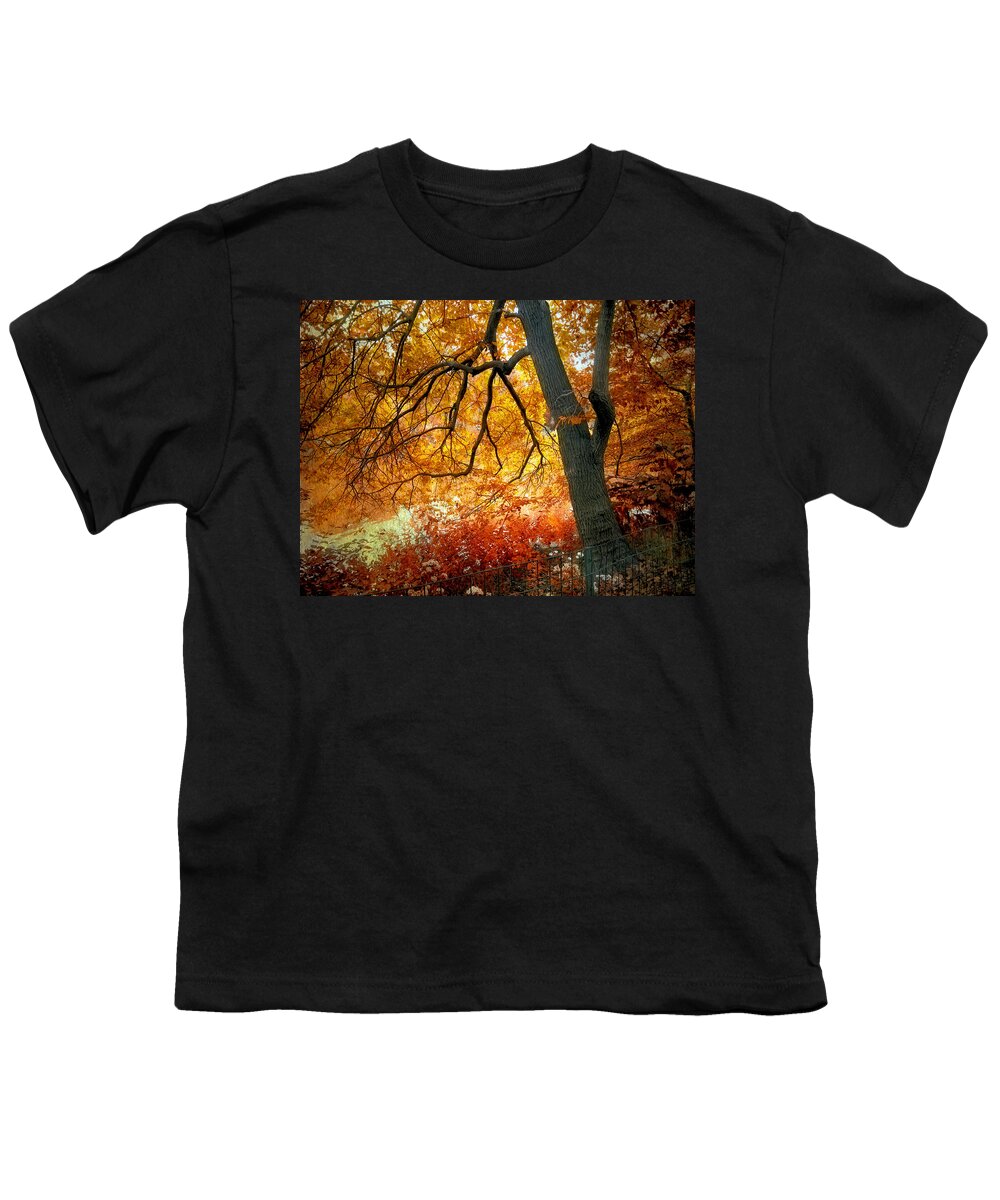 Tree Youth T-Shirt featuring the photograph Ablaze #3 by Jessica Jenney