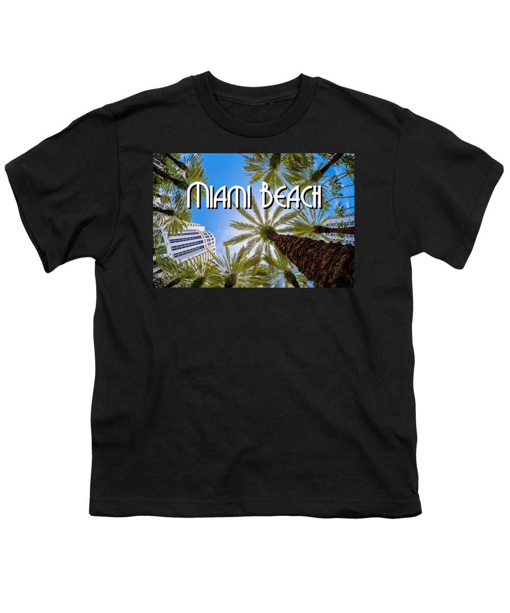 Architecture Youth T-Shirt featuring the photograph Miami Beach #38 by Raul Rodriguez