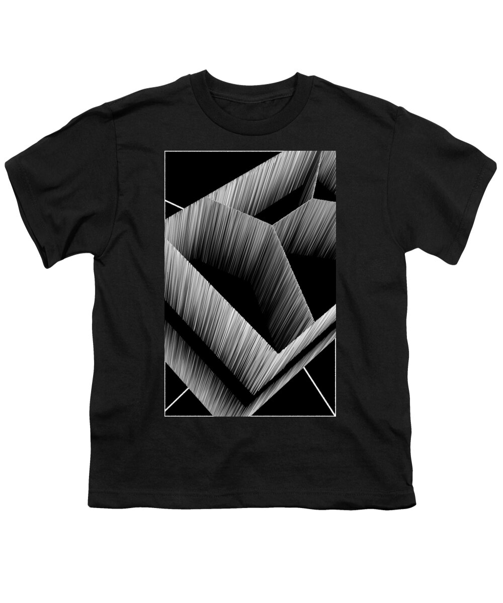 3d Youth T-Shirt featuring the digital art 3D Abstract 15 by Angelina Tamez