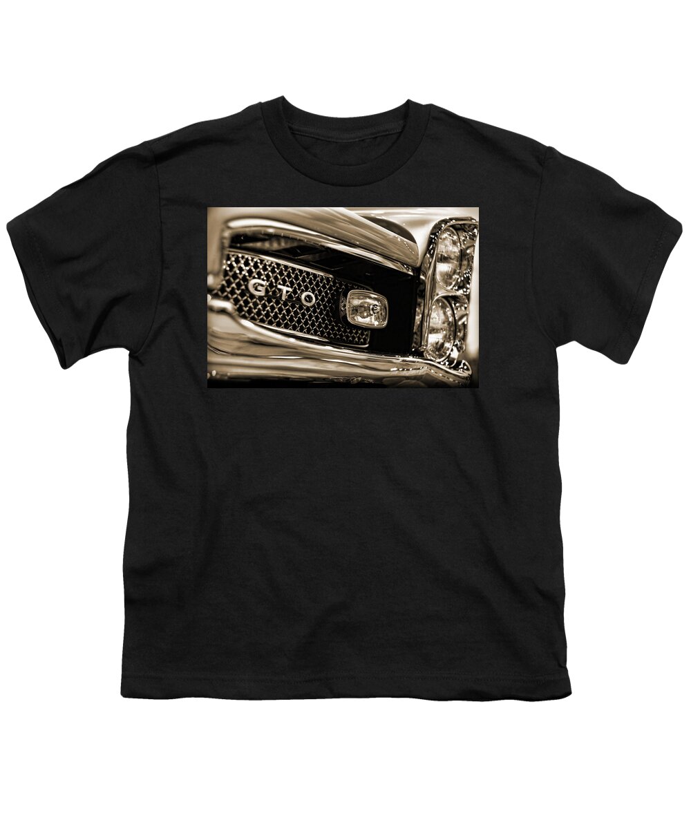 1964 Youth T-Shirt featuring the photograph 1967 Pontiac GTO #2 by Gordon Dean II