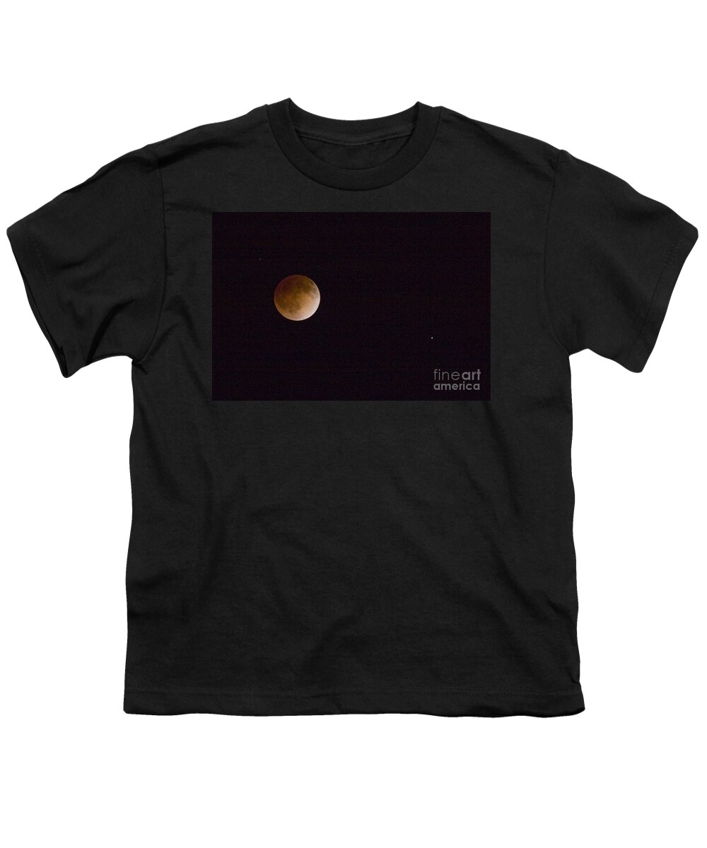 Moon Youth T-Shirt featuring the photograph Blood Moon #4 by Steven Krull