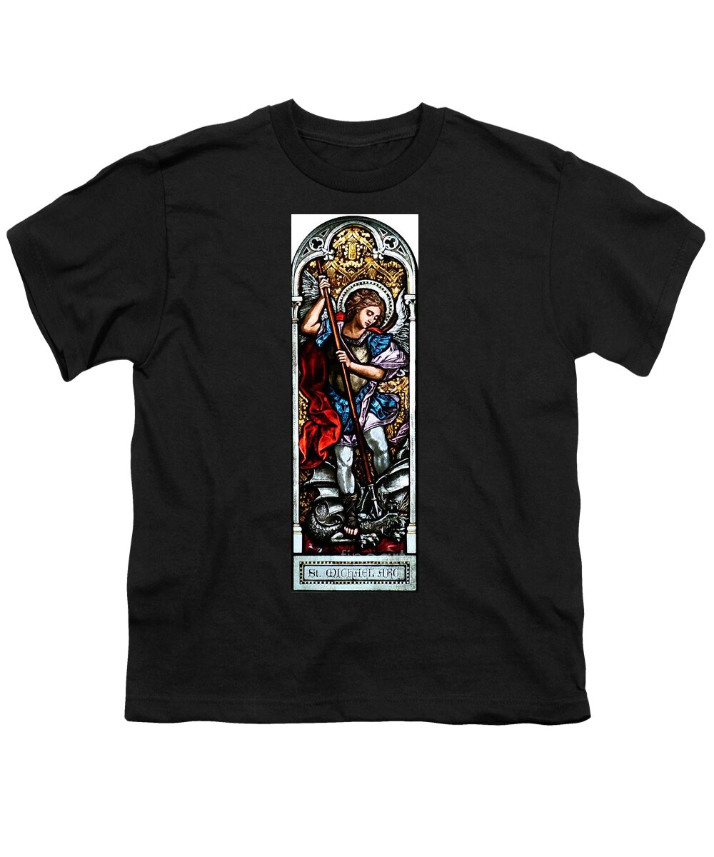 Bas Youth T-Shirt featuring the photograph Saint Michael by Matteo TOTARO