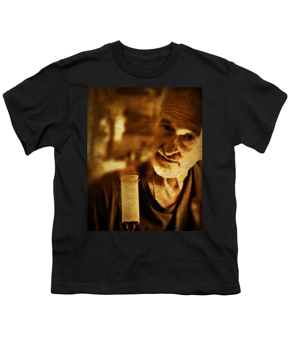 Portrait Youth T-Shirt featuring the photograph A moments pause by Suzy Norris