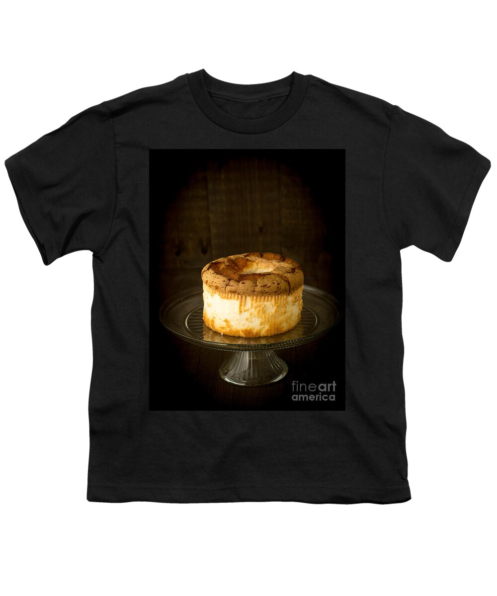 Temptation Youth T-Shirt featuring the photograph Angel Food Cake by Edward Fielding