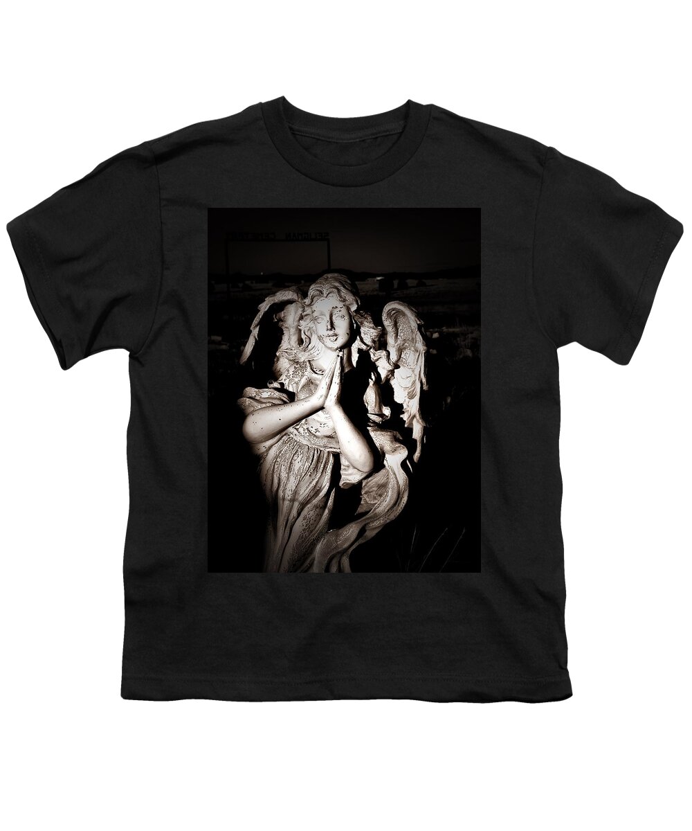 Angel Youth T-Shirt featuring the photograph Angel of Mercy by Mark David Gerson