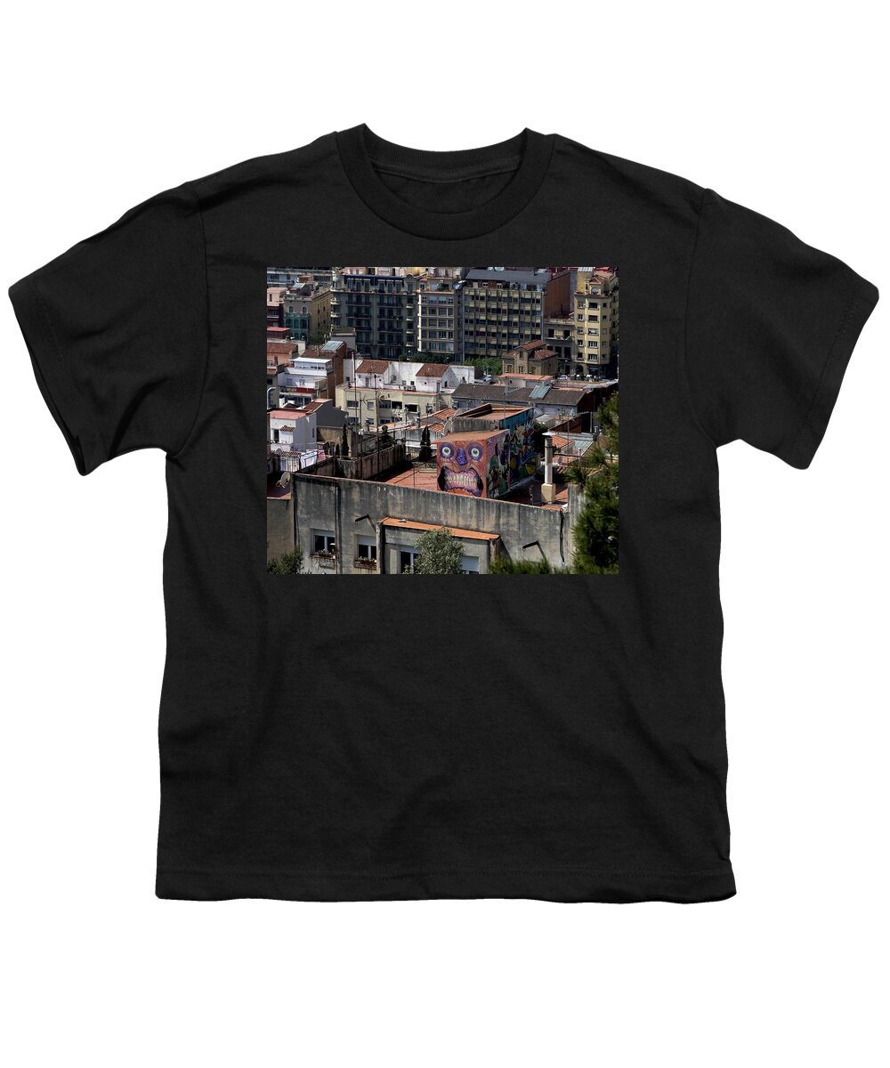 Downtown Youth T-Shirt featuring the photograph Angry Architecture by Lorraine Devon Wilke