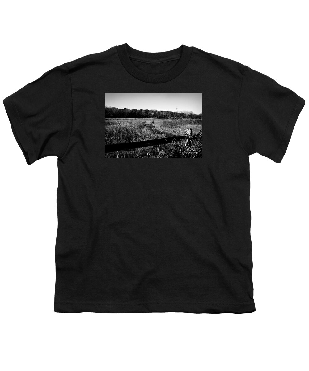 Animal Youth T-Shirt featuring the photograph A Man and His Dog by Frank J Casella