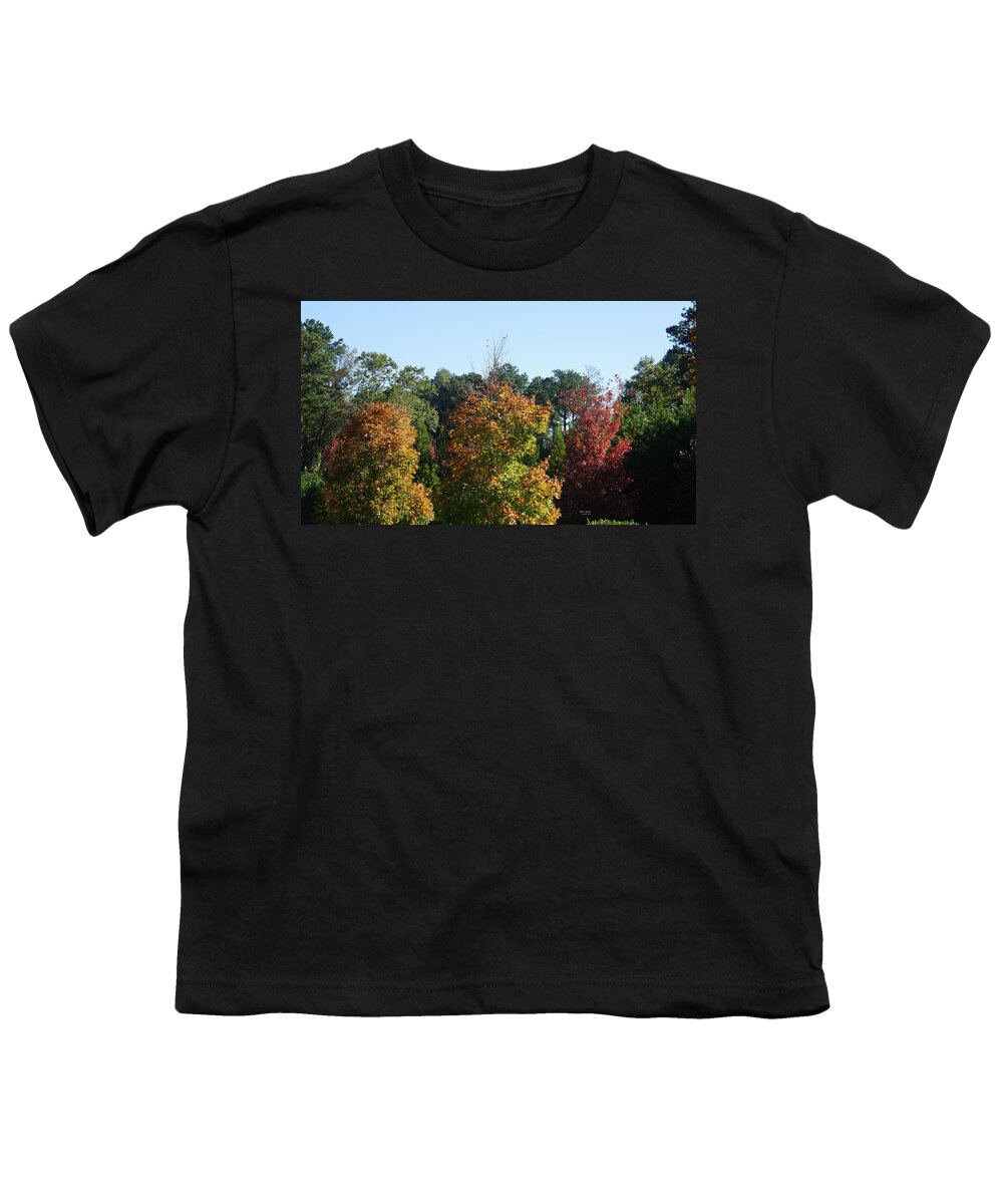 Autumn Leaves Youth T-Shirt featuring the photograph Autumn Leaves by Rafael Salazar